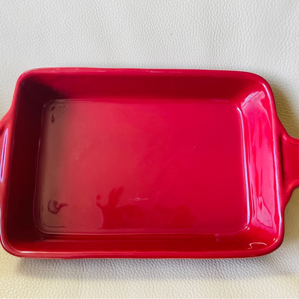 Emile Henry Red Ceramic Baking Dish